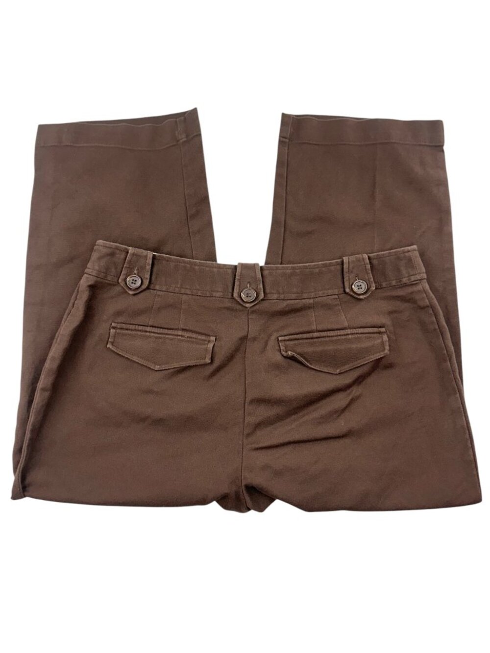 Charter Club Chocolate Brown Cropped Straight Leg Capri Trouser